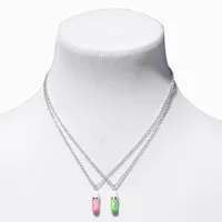 Best Friends Chill Pill Pendant Necklaces - 2 Pack