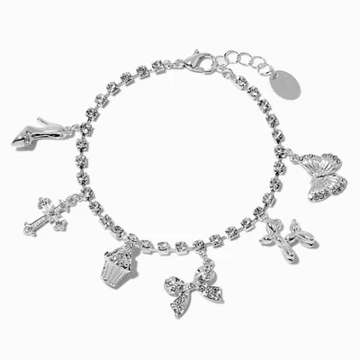 ICING x Sliving by Paris Hilton Silver-tone Charm Bracelet