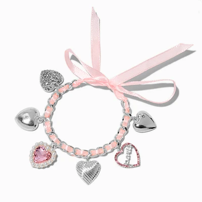 ICING x Sliving by Paris Hilton Ribbon Heart Charm Bracelet