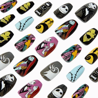 The Nightmare Before Christmas® Stiletto Press On Vegan Faux Nail Set - 24 Pack