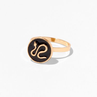 Gold Snake Fidget Ring