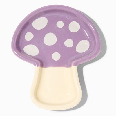 Purple Mushroom Jewelry Holder Tray