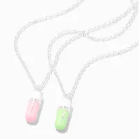 Best Friends Chill Pill Pendant Necklaces - 2 Pack