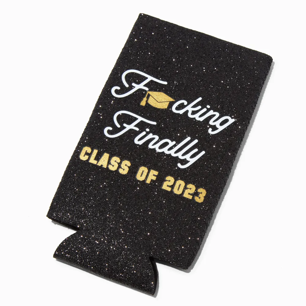 'F*cking Finally!' Graduation Class of 2023 Tall Can Koozie