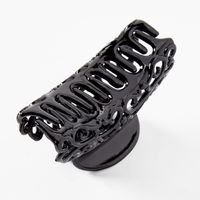 Black Filigree Scroll Hair Claw