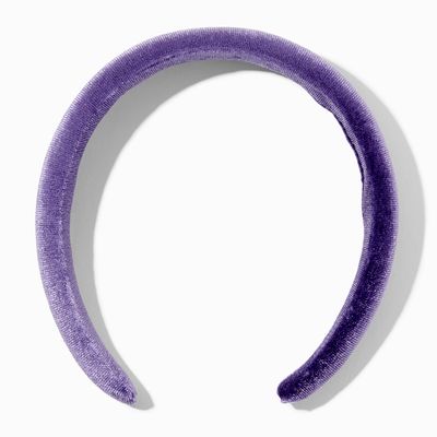 Lavender Velvet Puffy Headband