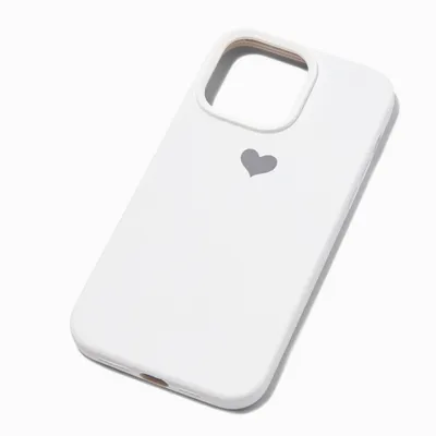 White Heart Phone Case - Fits iPhone® 14 Pro Max