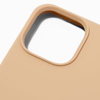 Solid Taupe Silicone Phone Case