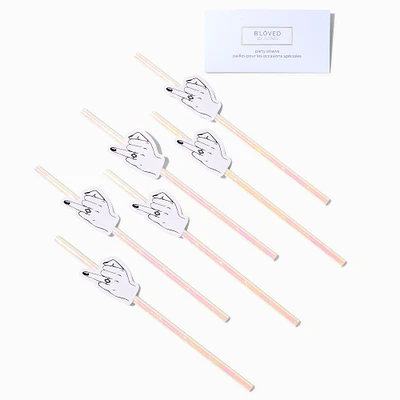 Engagement Ring Drinking Straws - 6 Pack