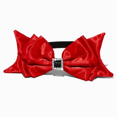 Red Santa Claus Bow Headband
