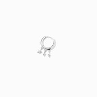 Silver 18G Celestial Cartilage Clicker Earring