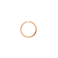 Sterling Silver Rose Gold 20G Lazer Cut Hoop Nose Ring