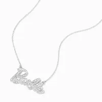 Barbie™ Silver Logo Necklace