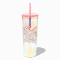 Holographic Wave Design Tumbler