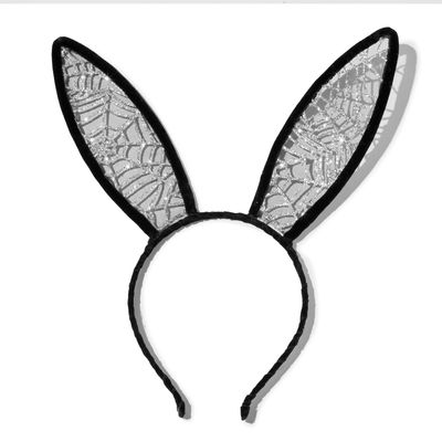 Spiderweb Bunny Ears Headband