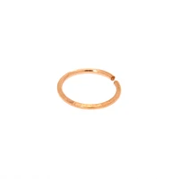 Sterling Silver Rose Gold 20G Lazer Cut Hoop Nose Ring