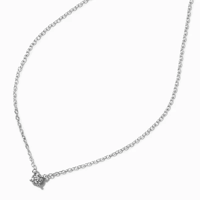 ICING Select Sterling Silver 1/10 ct. tw. Lab Grown Diamond Solitaire Basket Pendant Necklace