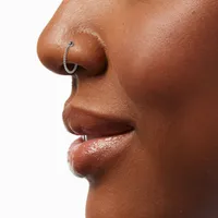 Silver Ball Twisted 20G Nose Rings - 3 Pack