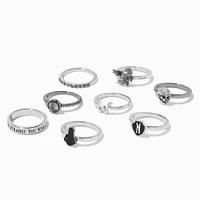 Wednesday™ Ring Set - 8 Pack