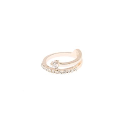 Delicate Rose Gold Crystal Toe Ring