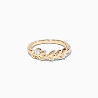 Gold Embellished Assorted Midi Rings - 7 Pack
