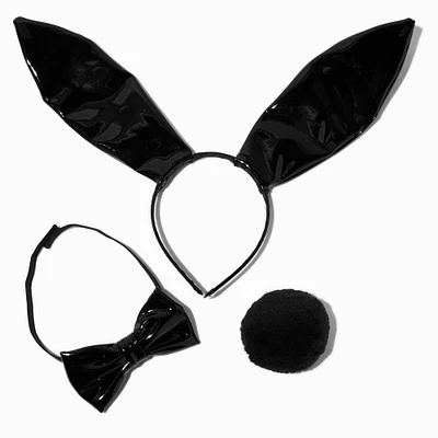 Black Bunny Costume Set - 3 Pack