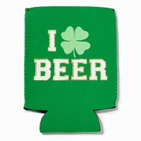 St. Patrick's Day I Love Beer Can Koozie