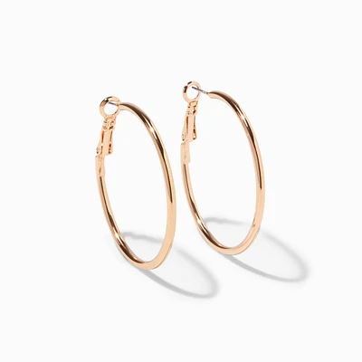 Gold 40MM Hoop Earrings