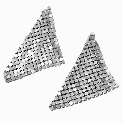 Mean Girls™ x ICING Silver Chainmail Drop Earrings