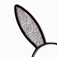 Spiderweb Bunny Ears Headband