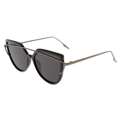 Brow Bar Cat Eye Sunglasses - Black