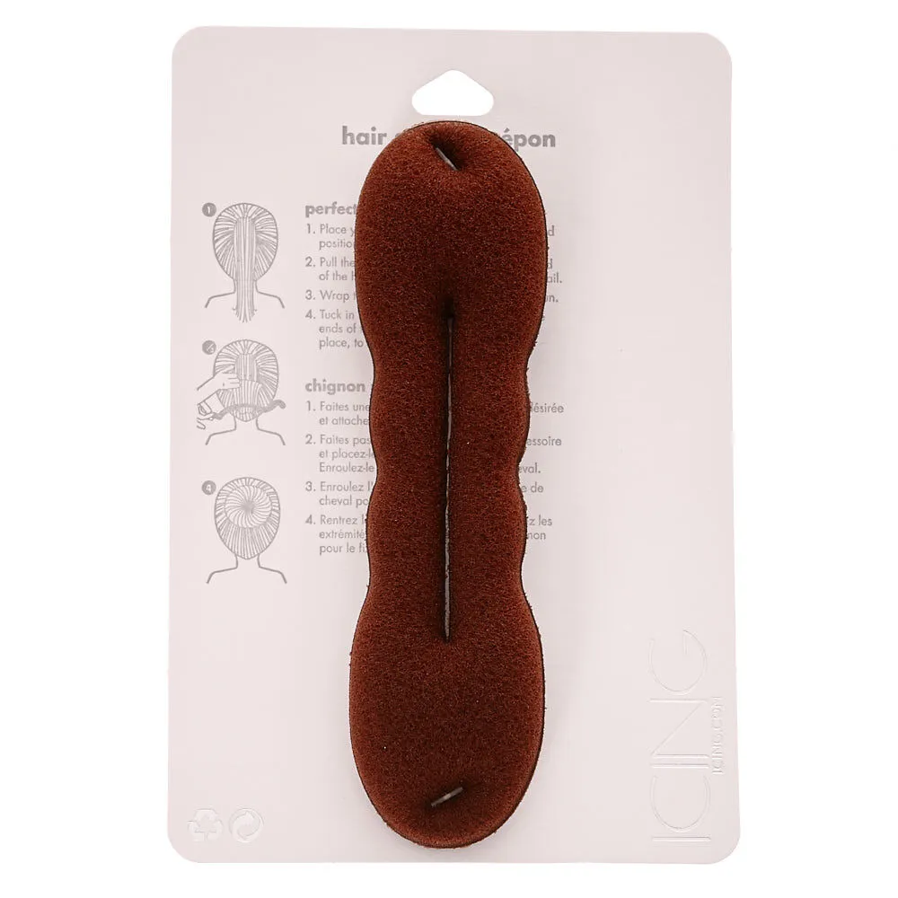 Small Brown Bun Hair Tool