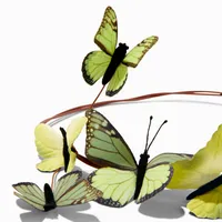 Green Butterfly Crown Headwrap
