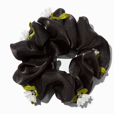 Giant Flower Dangle Hair Scrunchie