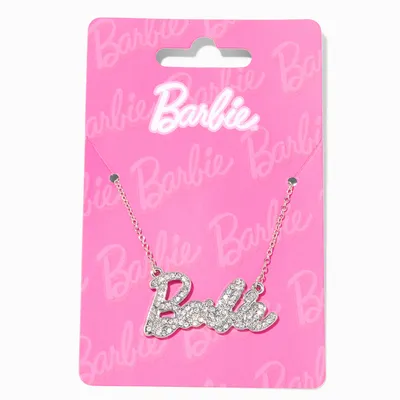 Barbie™ Silver Logo Necklace