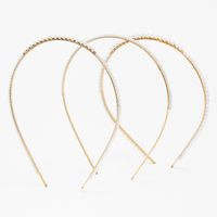 Gold Mixed Pearl Headbands - Ivory, 3 Pack