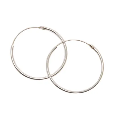 ICING Select Sterling Silver 20MM Hoop Earrings