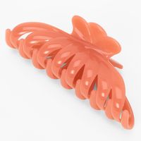 Large Coral Flower Hair Claw