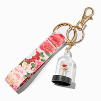 Pink Rose Wristlet Keychain