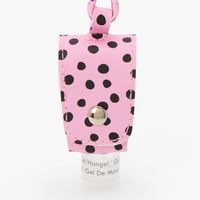 Polka Dot Holder with Anti-Bacterial Hand Sanitizer
