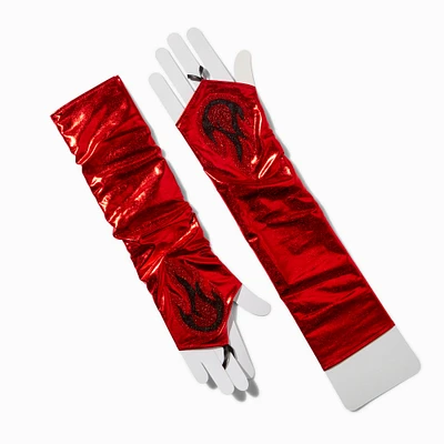 Devil Flames Long Arm Warmers