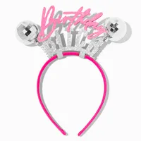 Birthday Bitch Disco Ball Bopper Headband