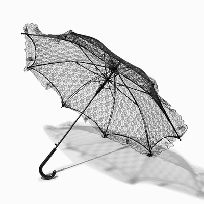 Black Lace Spiderweb Umbrella