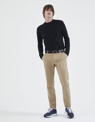Pantalon chino SLIM beige Homme IKKS | Mode Printemps Eté Pantalon, jean