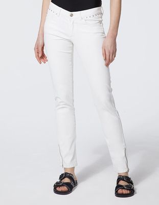 Jean slim enduit 7/8ème, coupe sculpt up femme IKKS | Mode Automne Hiver Pantalon, combinaison, jeans