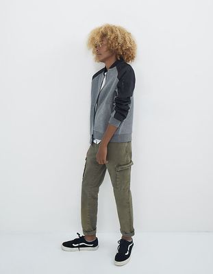 Jogging bronze molleton avec bas zippés garçon  IKKS | Mode Printemps Eté Pantalon, jean