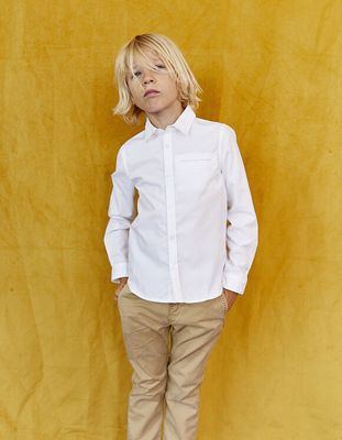 Chemise blanche garçon IKKS | Mode Printemps Eté Chemise