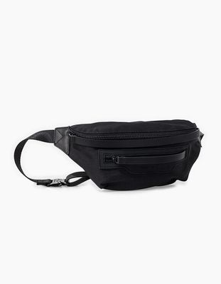 Sac banane noir en nylon Homme IKKS | Mode Printemps Eté Accessoires