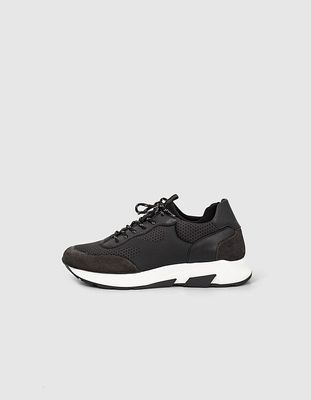 Sneakers basses noires URBAN LAB Homme IKKS | Mode Automne Hiver Chaussures
