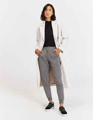 Pantalon jogger gris en molleton femme IKKS | Mode  Pantalon, combinaison, jeans
